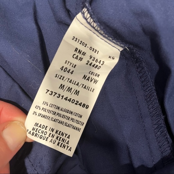 NEW Cherokee Workwear Navy Scrub Pants - Picture 5 of 6